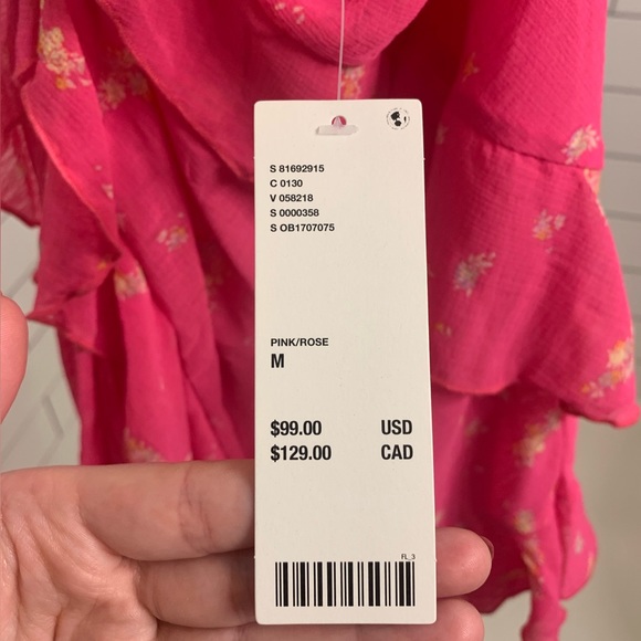 Pink Floral & Frills Dress - Picture 6 of 6